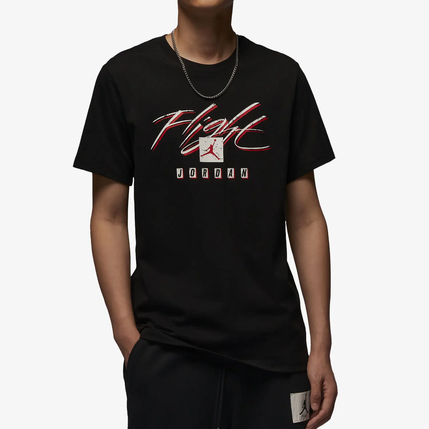 

Nike genuine new JORDAN men's sports and leisure round neck short sleeved T-shirt FB7400-010