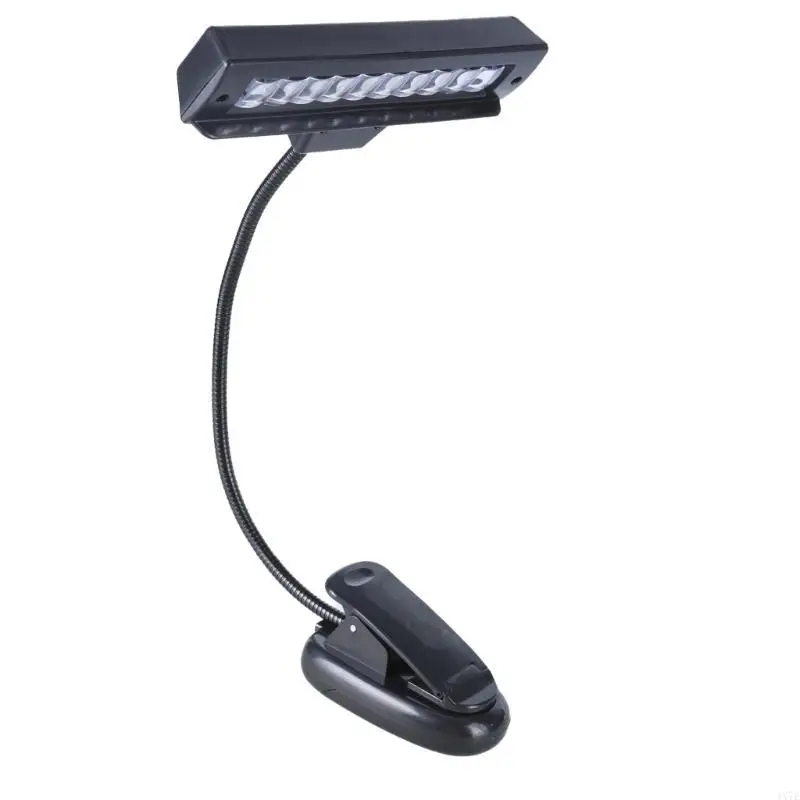 

4X7E Гибкий зажим, 10 светодиодов, USB/батарея, двойной источник питания для чтения книг и активного отдыха, клипса, пюпитр,