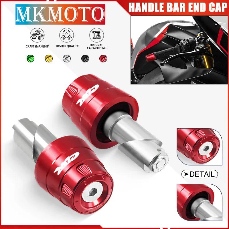 

For CBR650F 650R CBR600RR CBR1000RR 1100XX CBR250R 300R 400R 500R Motorcycle Counterweight Handle Bar Slider End Cap Plug Grips