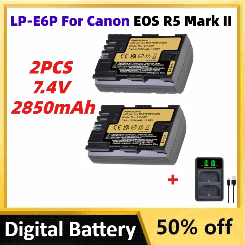 7.4V 2850Mah LP-E6P… - image