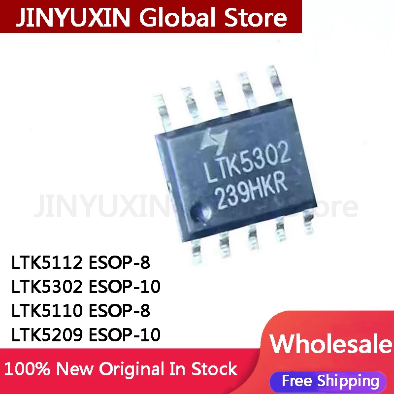 MXY 10Pcs LTK5112 ESOP-8 LTK5302 ESOP-10 LTK5110 ESOP-8 LTK5209 ESOP-10 IC Chip Stock Wholesale