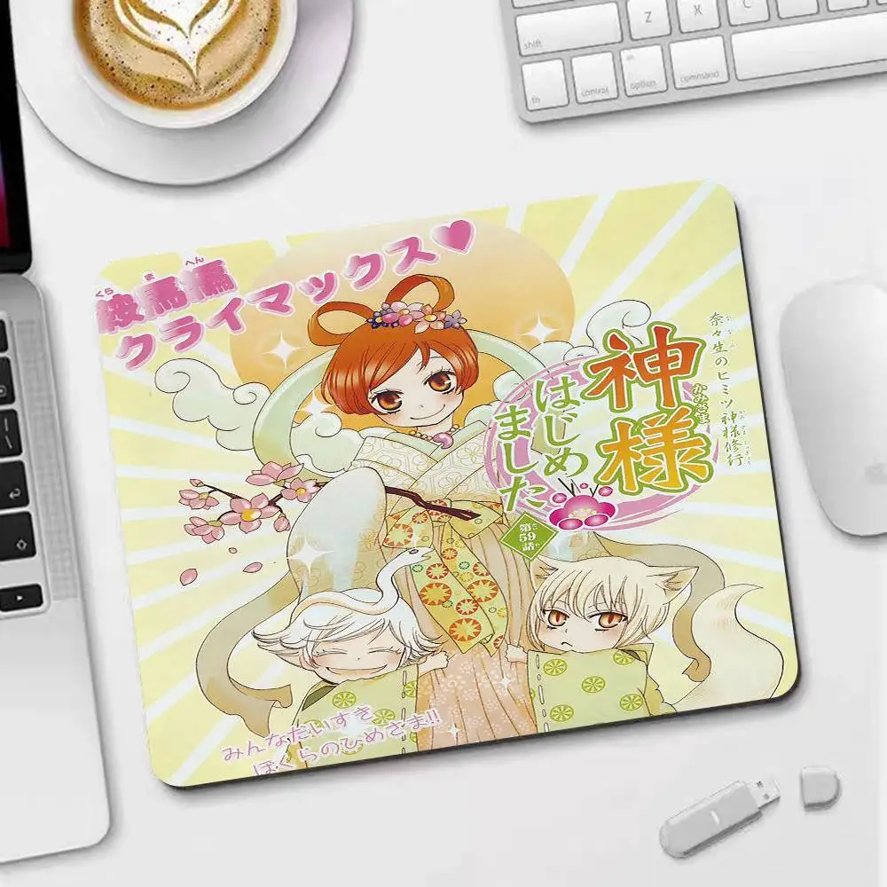 Anime K-Kamisama Kiss Hajimemashita-MT Mouse Pad 25X29 Small Square Computer Office Game Table Mats Rubber Anti-slip Mousepads