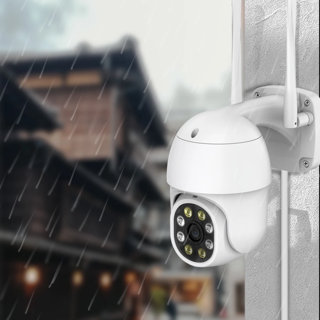 Tuya Kamera IP 1080P Kubah Kecepatan Luar Ruangan Wifi Nirkabel Kamera Keamanan Pan Jaringan CCTV Ananc