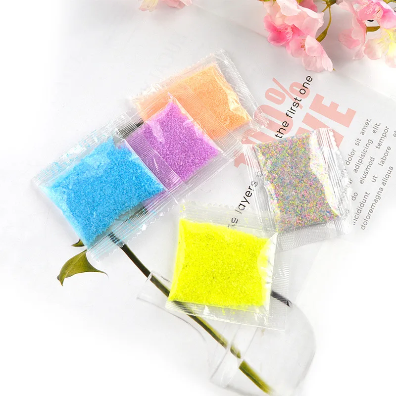 10g Luminous Sand Stone Fluorescent Gravel Glow In Dark Patio Garden Decoration DIY Starry Wishing Bottle Fish Tank Ornaments