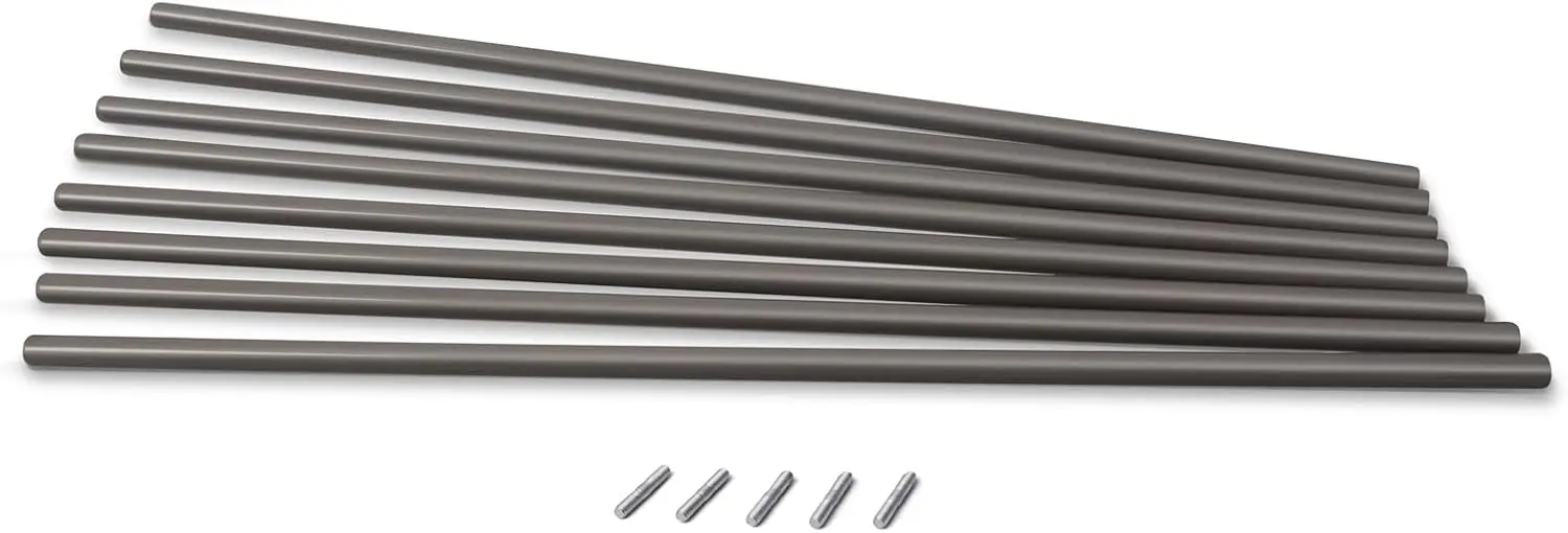 

ANLEOLIFE 8-Pack 18 Inch Raised Garden Bed Support Rods, Heavy-Duty Stabilizer Bracing Kit with Connector Studs & Screws