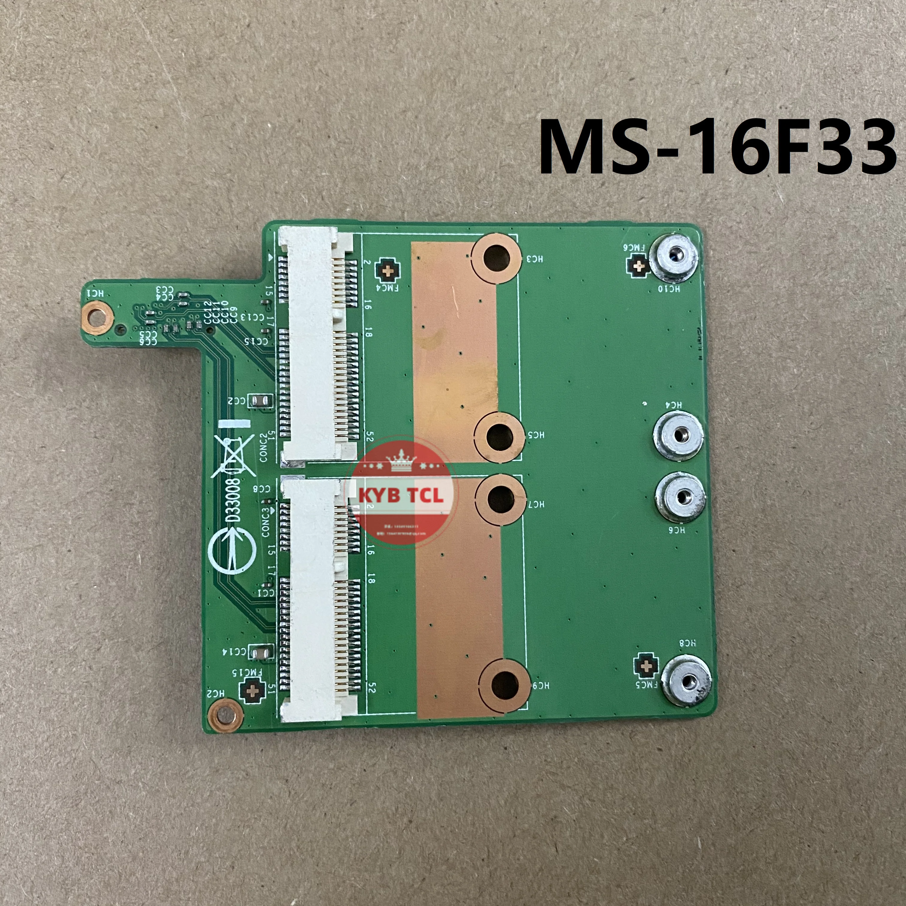 Genuine Dual MSata Super Raid Controller SSD Board Adapter MS-16F33 Laptop For MSI GT70 GT60 GX70 Notebook Original