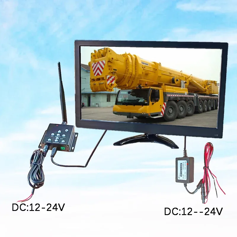 T-2401C Crane Wireless 30X Zoom Surveillance Camera HD NightVision Waterproof Tower Crane Surveillance Camera Blind Spot of Boom