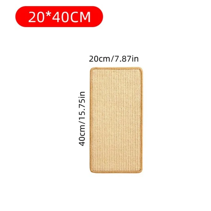 1pc Katze Scratcher Sisal Hanf Kratzbrett Wand Kratzen Pad Möbel Schutz Kratzbaum für Katze Pfote Training – Detail 7