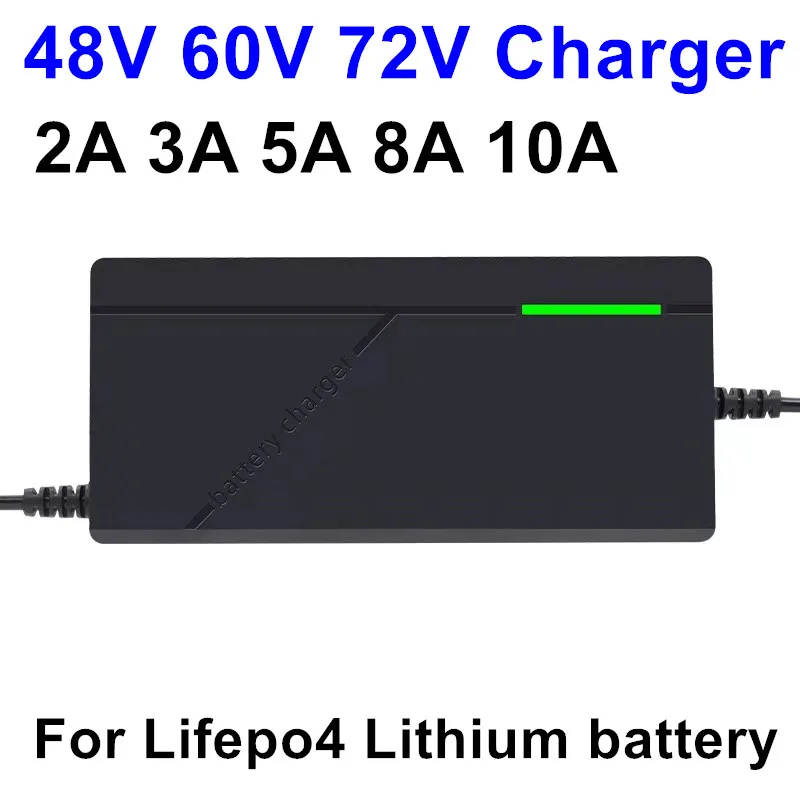 

2A 3A 5A 8A 10A smart charger 48V 60V 72V 54.6V 58.8V 58.4V 67.2V 71.4V 73V 84V 88.2V 87.6V lipo lifepo4 li ion lithium batterys