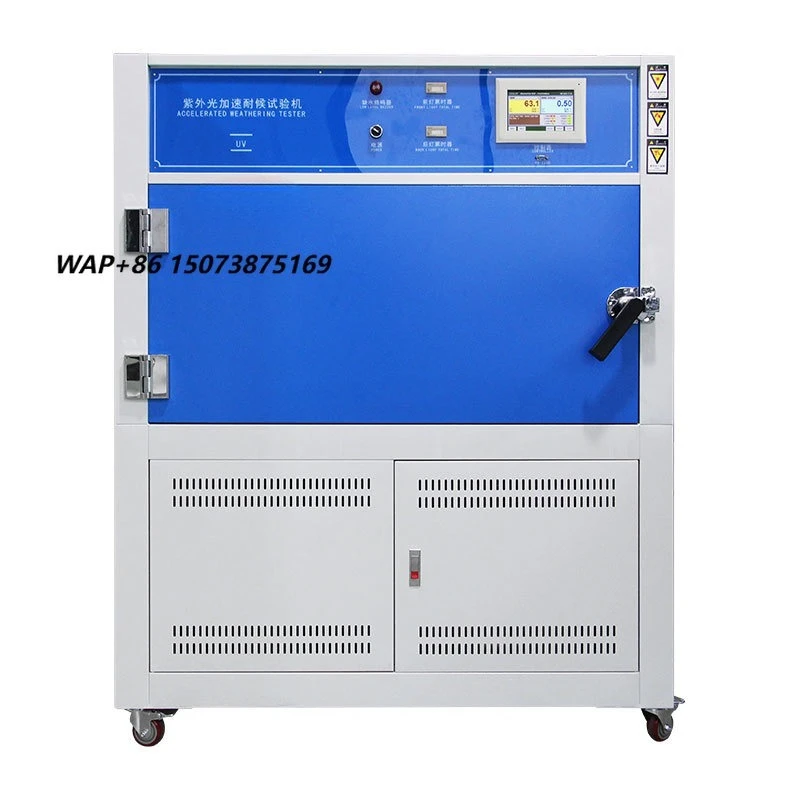 Programmable Cabinet UV Aging Chamber Ultraviolet Radiation Weathering Testing Machine SUS 304 Stainless Steel High 1 Year