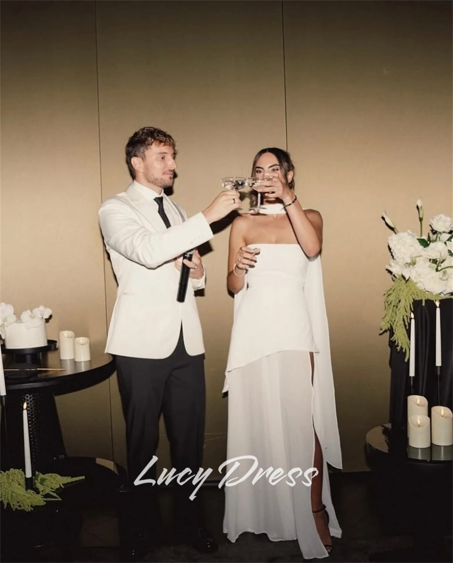 Lucy Customized Sharon Happy Dresses for Special Occasions Prom Dress Wedding Party Dress Evening Dresses Woman Elegant 2025 New