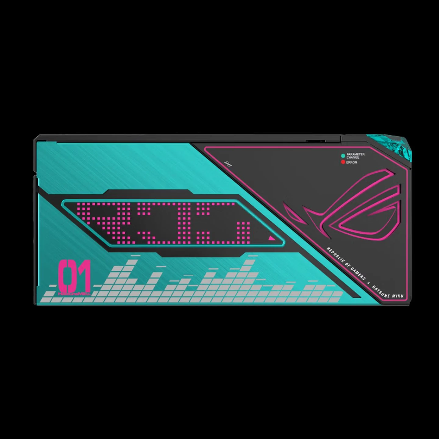 ROG ROJI MIKU 1200W Platinum 80+ PSU PC Magnetic OLED Display Gaming Desktop Computer Power Supply ATX