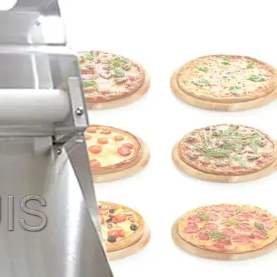 Pizza Maker Dough Machine Commercial Dough Roller Sheeter Machine Bakery Pizza Shaper Pasta Noodle Pizza Bread Equipment 370W