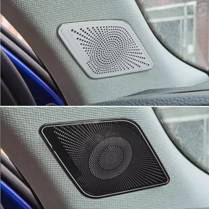 For Audi Q3 F3 2019-2023 Interior Accessories Door Speaker Audio Loudspeaker Decoration Cover Trim Car Styling