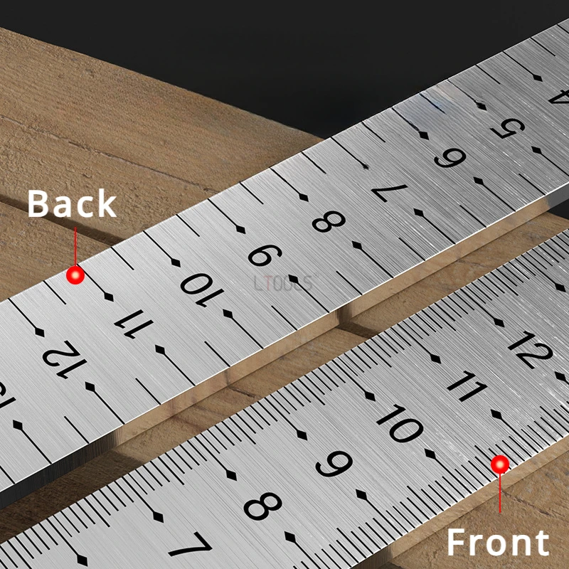 Stainless Steel Tile Laying and Leveling Special Ruler Ceiling Leveling Equal Height Ruler Gradienter Thickened Measuring Ruler