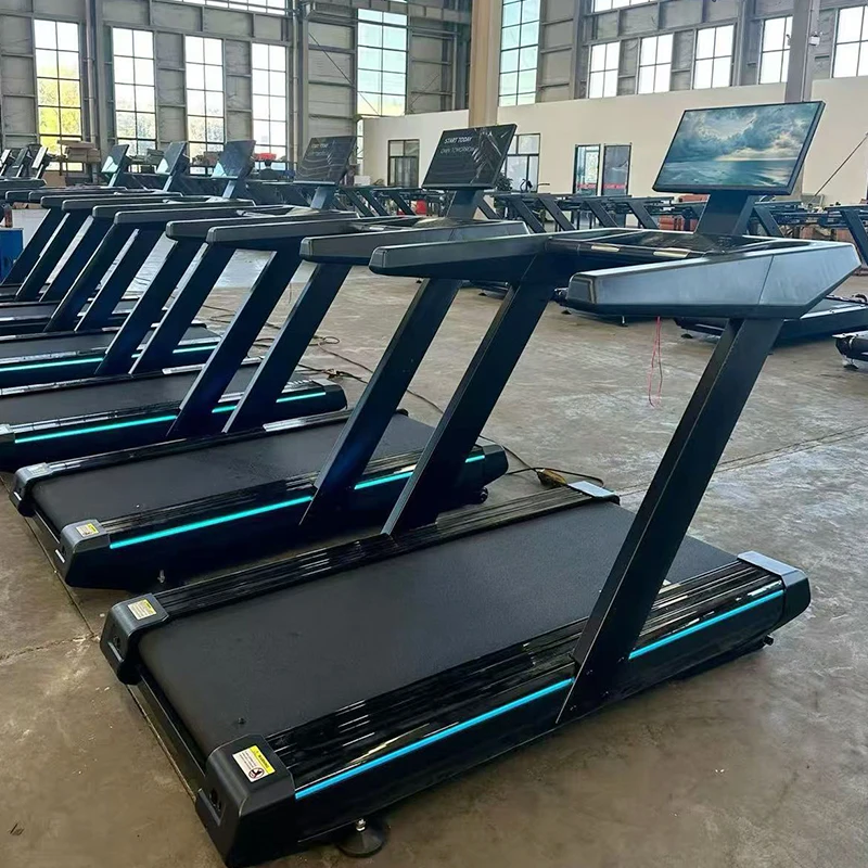 

Heavy Duty LED Screen Commercial Gym Fitness Exercise Sports Cardio Powered Motorized Running Machine Electric Treadmill