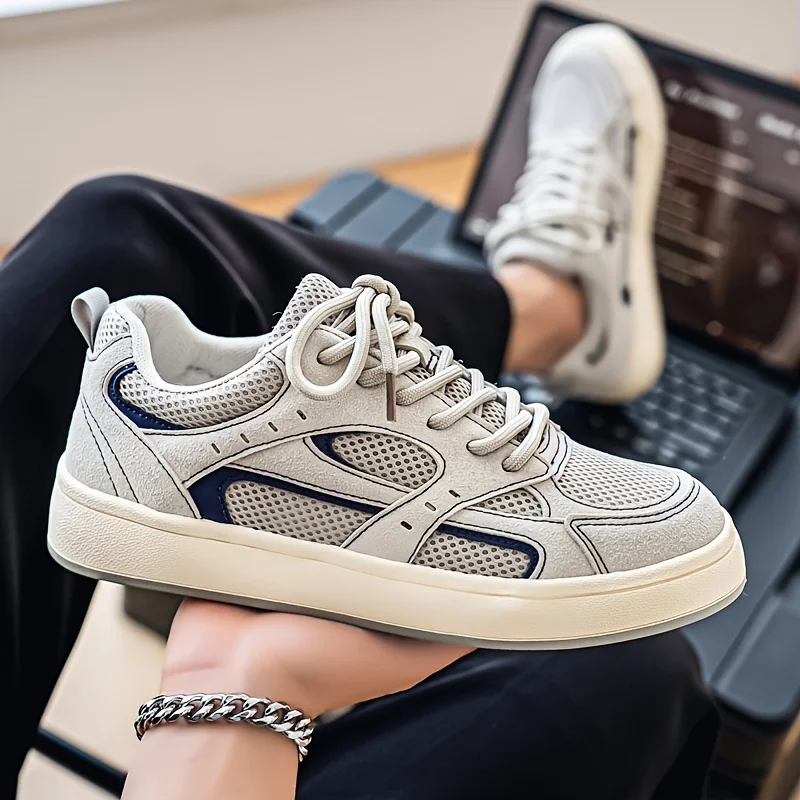 

DAWSRi Premium Modern Sneakers for Men Featuring Stylish Color Combinations Breathable Mesh Upper and Comfortable Fit