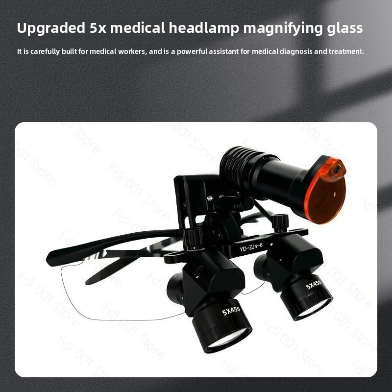Medical Magnifying Glasses, Dental Surgical Loupes with Frame for ENT Orthopedic Ophthalmology Eye Glasses