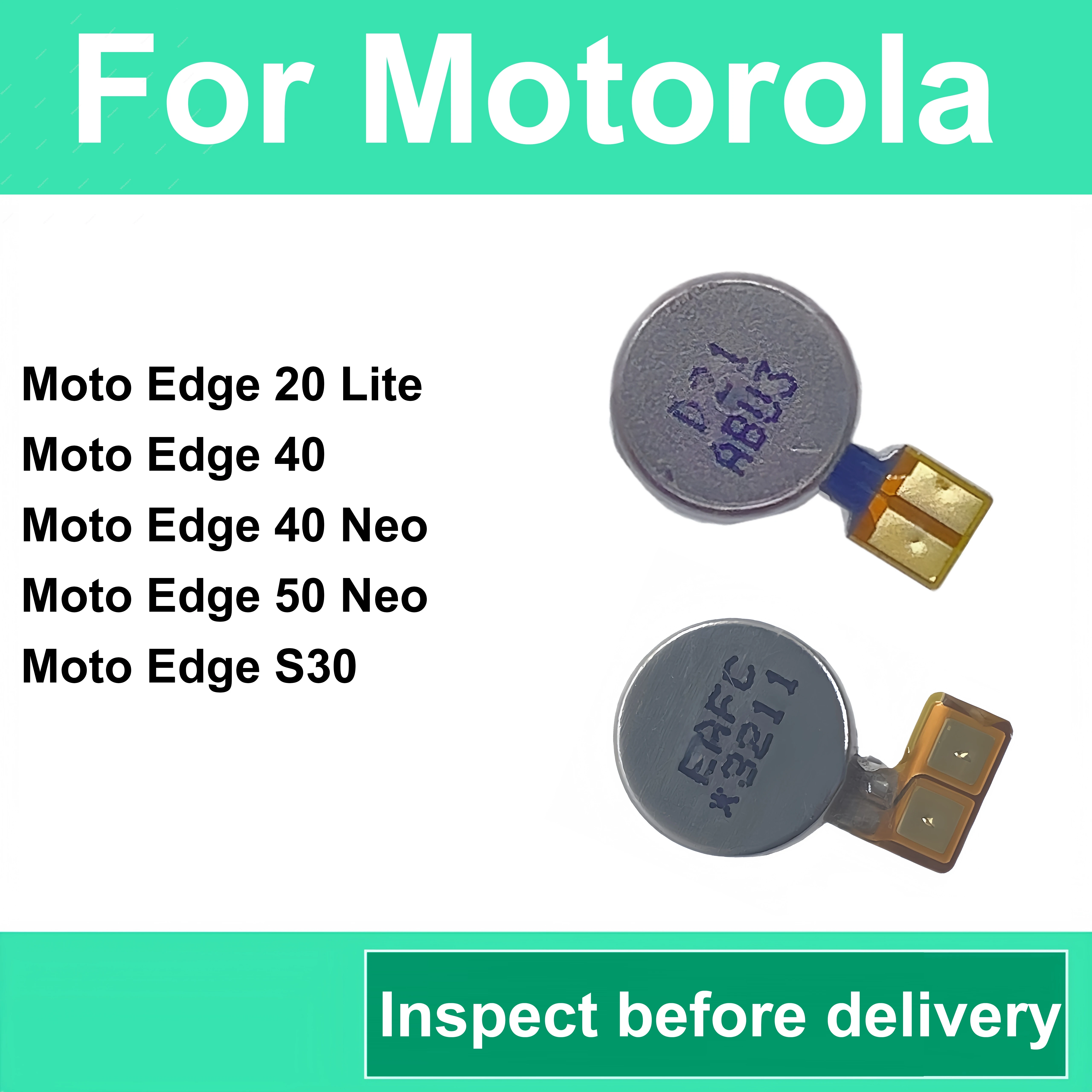 Smart Vibration Motor with Intelligent Power For Motorola Moto Edge 20 Lite S30 40 50 Neo Professional Phone Repair Parts Stable