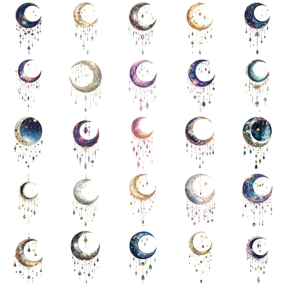 50/100 قطعة الخيال الإبداعي غالاكسي عالية الجمال Ins نمط جو ملصقات المغلف ختم ملصقات ملصق مضاد للمياه