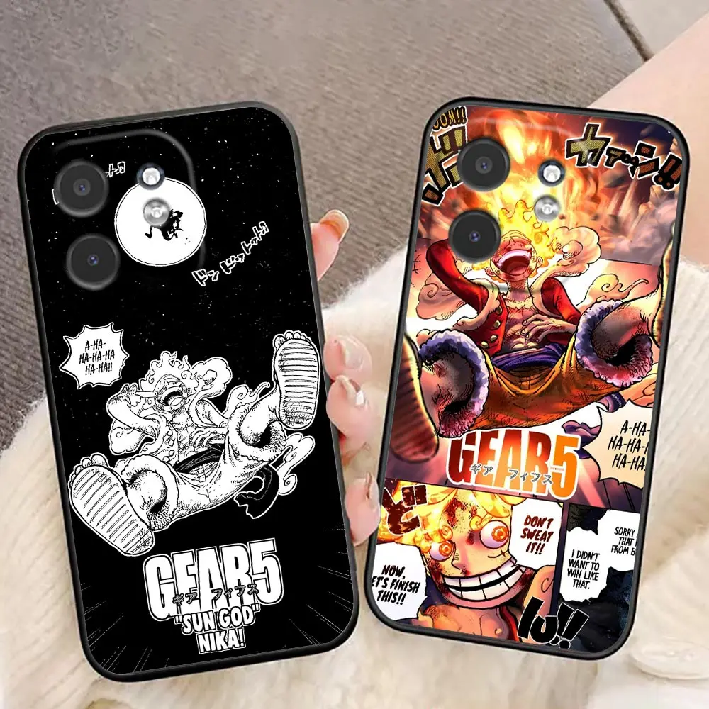 O-One P-Piece Gear 5 Luffy Cover Phone Case For Infinix TECNO POP SPARK SMART 6 7 8 9 10 CAMON 50 40 30 30S 20 20C Coque Shell