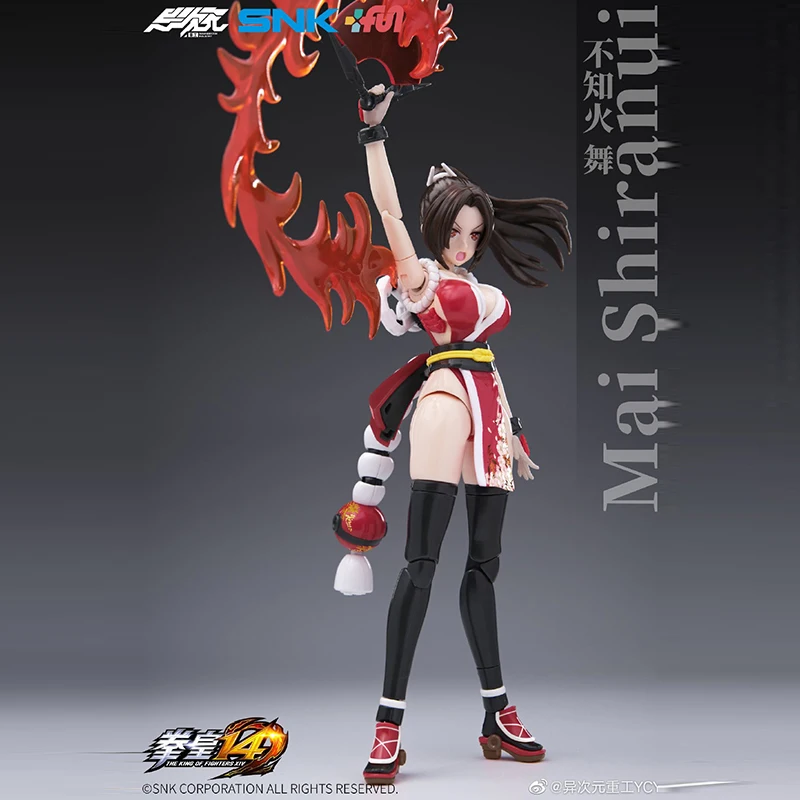 

IN Stock Original YCY-Mai Shiranui SNK 1/12 Kawali Athena Asamiya Mobile Suit Girl Assembly Model Kit Action Toy Figure IN STOCK