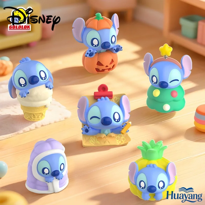 本物のディズニー シーディザイ 磁気キュートミニブラインドボックス冷蔵庫デスクデコレーションギフト ディズニーファン向け。