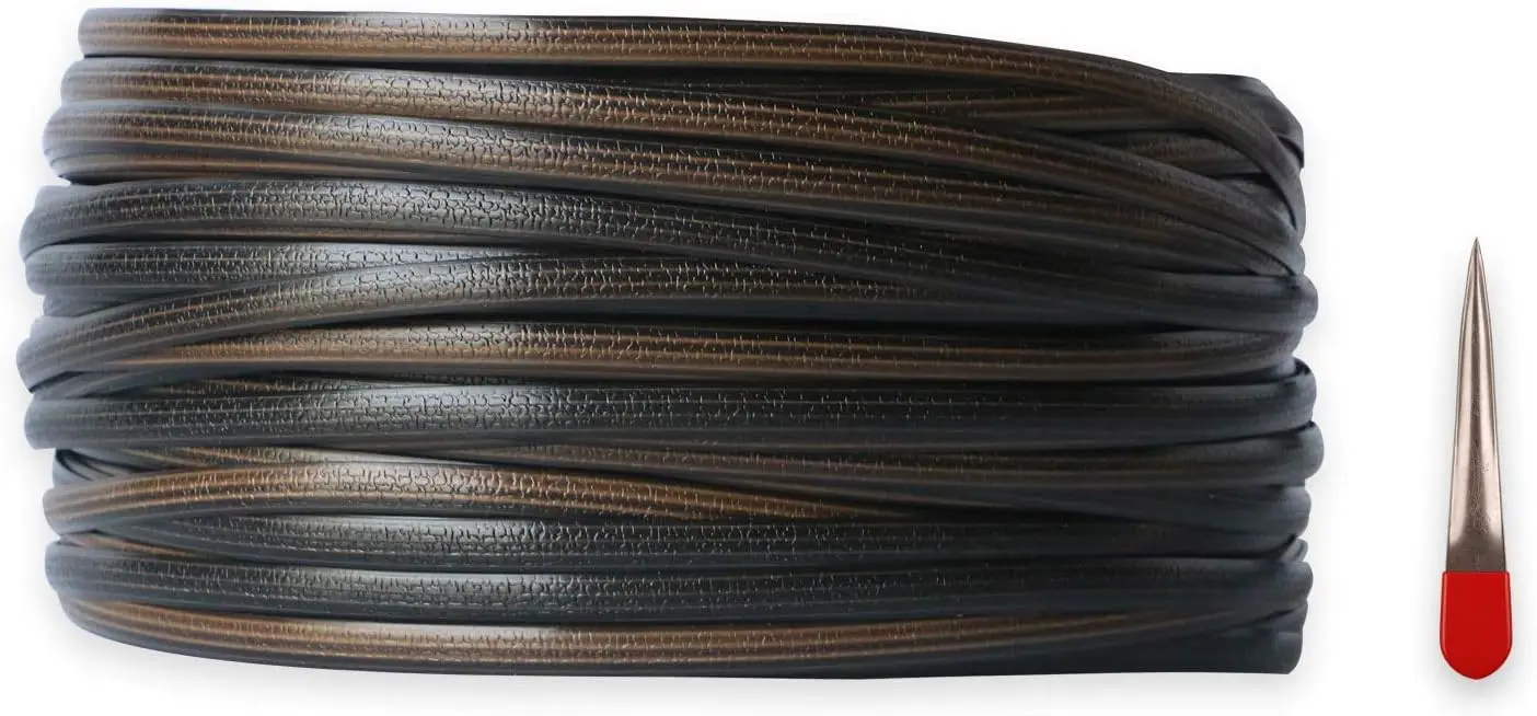 

Repair Kit（Wicker + Weaving Tool） For Coffee Wicker Table And Chair, Gradient Brown Rattan For Outdoor Patio Furniture,