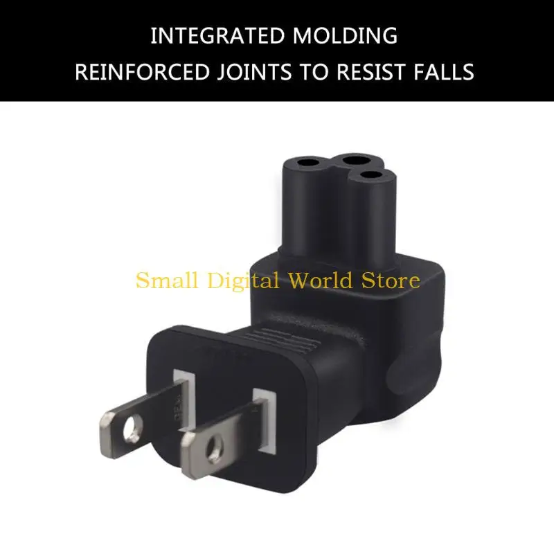 77UB US 1-15P Stecker auf IEC320 C5 Cloverleaf Female Power Adapter Conversion PVC