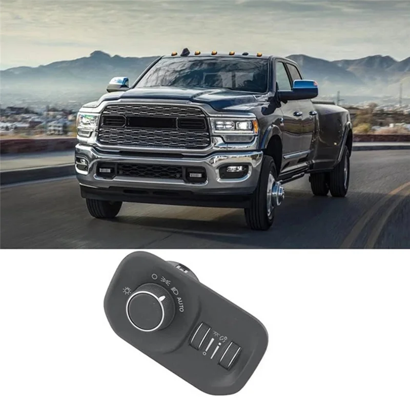 68401978AB Headlight Switch Fog Light Switch Headlight Switch Control Switch for Dodge Ram 3500 2019-2020