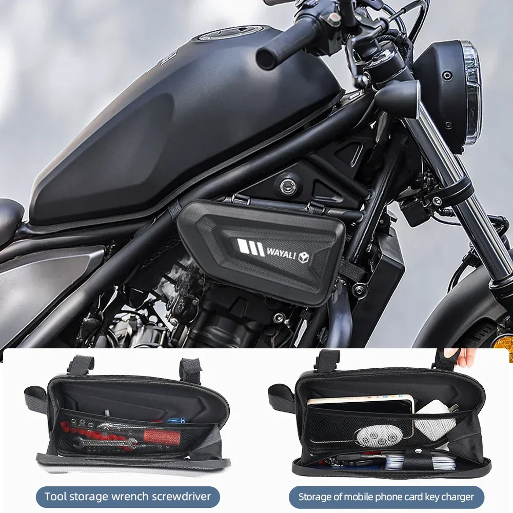 For CFMOTO 300NK 250NK 400NK NK 300 150 650 250 450SR Motorcycle Accessories Side Bag Fairing Tool Storage Bags Triangle Bags