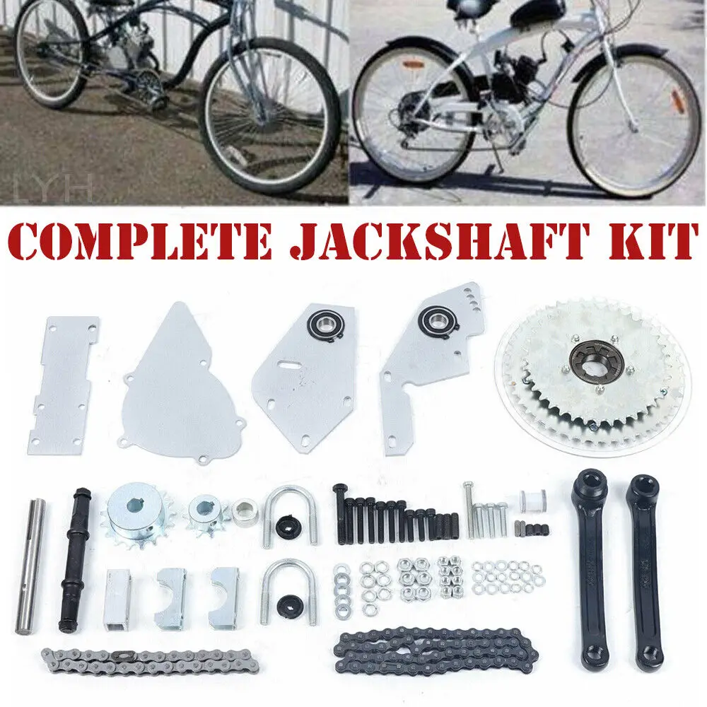 100cc 2-takt Motor Gasmotor Kit Voor Gemotoriseerde Fietsfiets Mountainbike Dirt Pocket Shifter Jakschacht Kit 415 Ketting