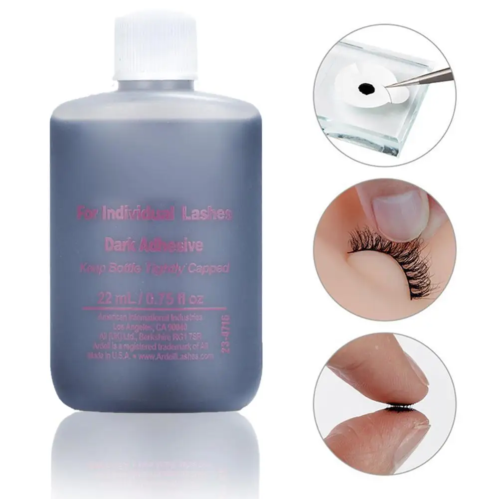 Wimpern kleber Pfropfen falsche Wimpern Make-up-Werkzeuge transparente Wimpern kosmetische Frauen dunkels ch warzer Kleber weißer Kleber e0r7