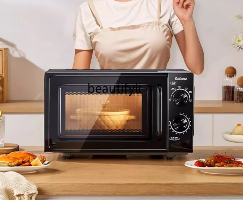 

Microwave oven flat plate fast heating small household automatic multi-functional integration