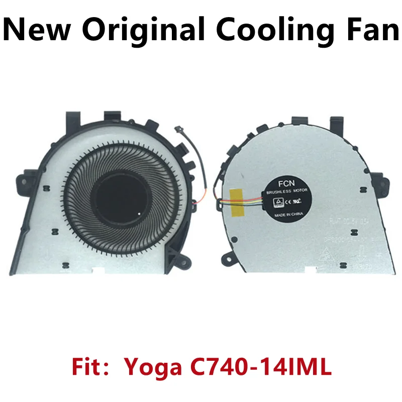 New Original For Laptop Lenovo Yoga C740-15 Yoga C740-15IML Yoga C740-14IML CPU Cooling Cooler Fan DC 5V 0.5A