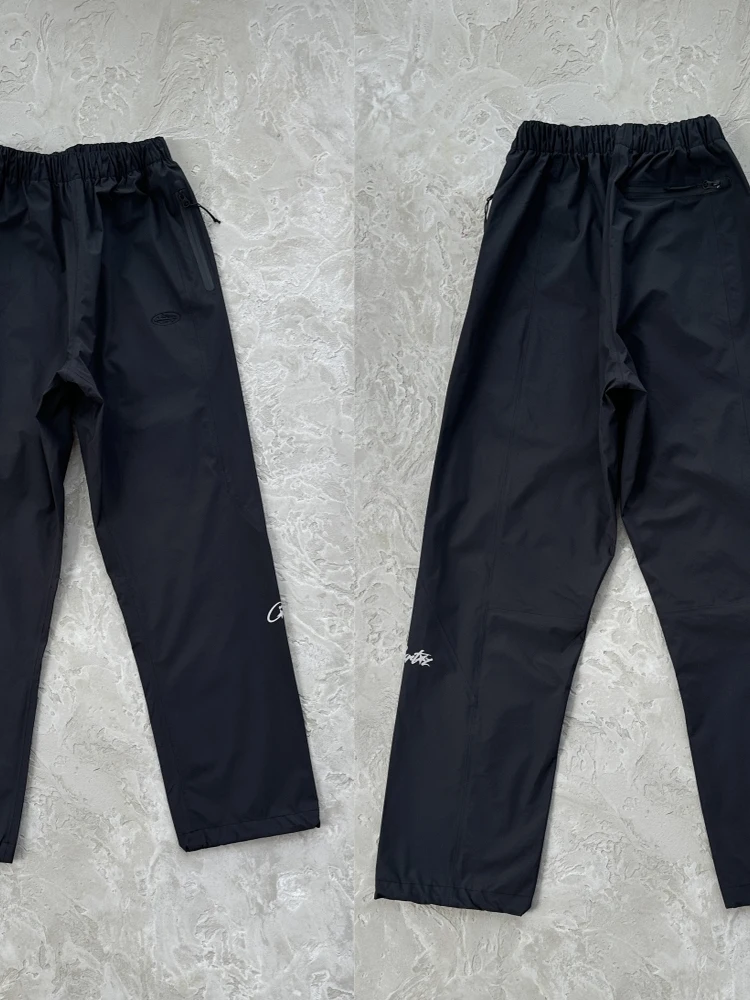 

Bla Casual Straight Leg Pants ex Waterproof Reflective ell Autumn Winter New Sle High Street Faion Youth Leisure ...