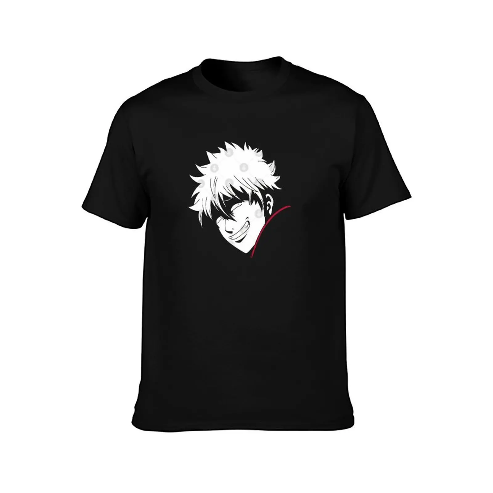 Gintama - Gintoki T-Shirt Summer Casual Cotton Tee Oversized Streetwear Tops Vintage Graphic Print Loose Fit Short Sleeve