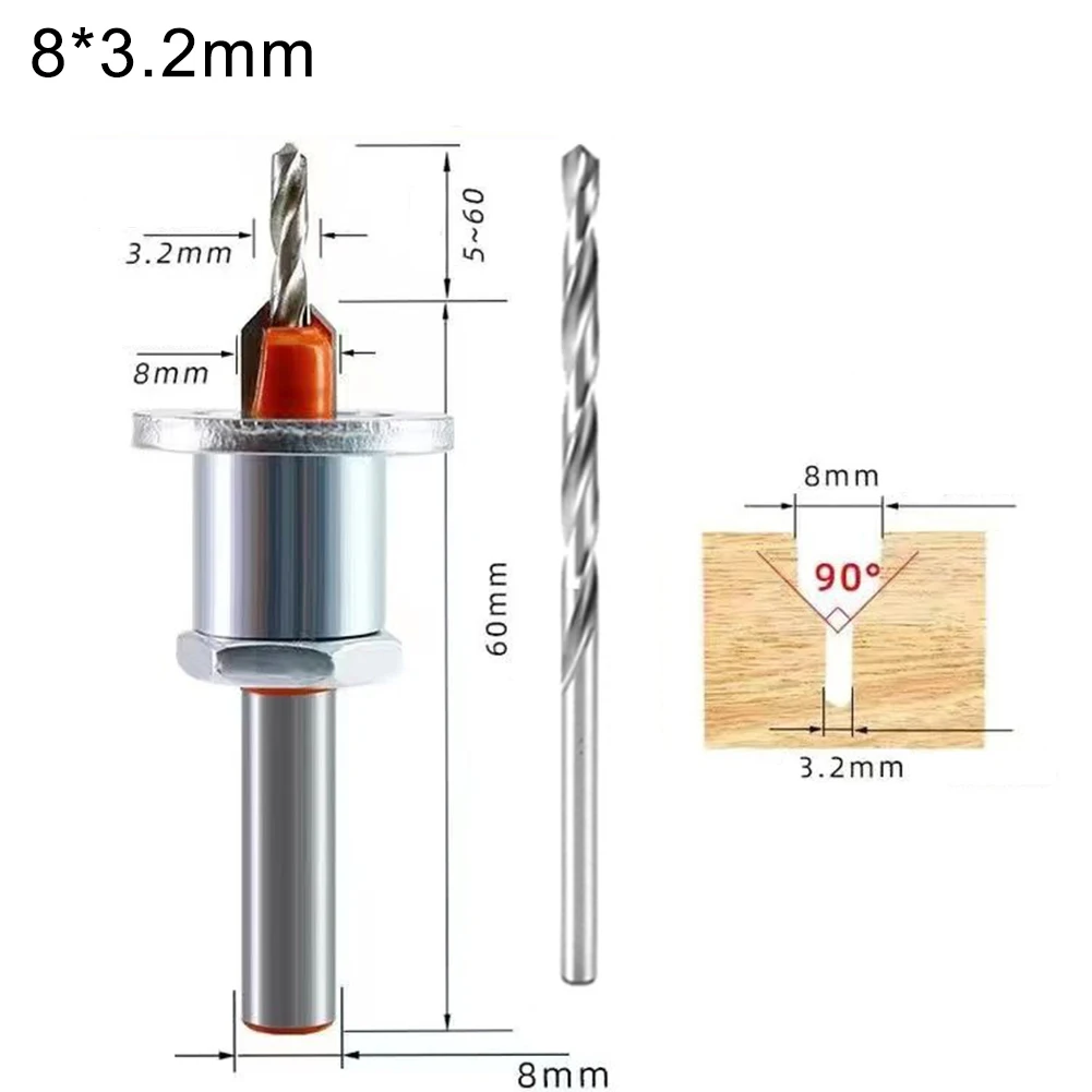 As Pictures Show Woodworking Router Bit Flush Finish Drill Bit Milling Cutter Efficient Chip Removal Flush Finish Alignment