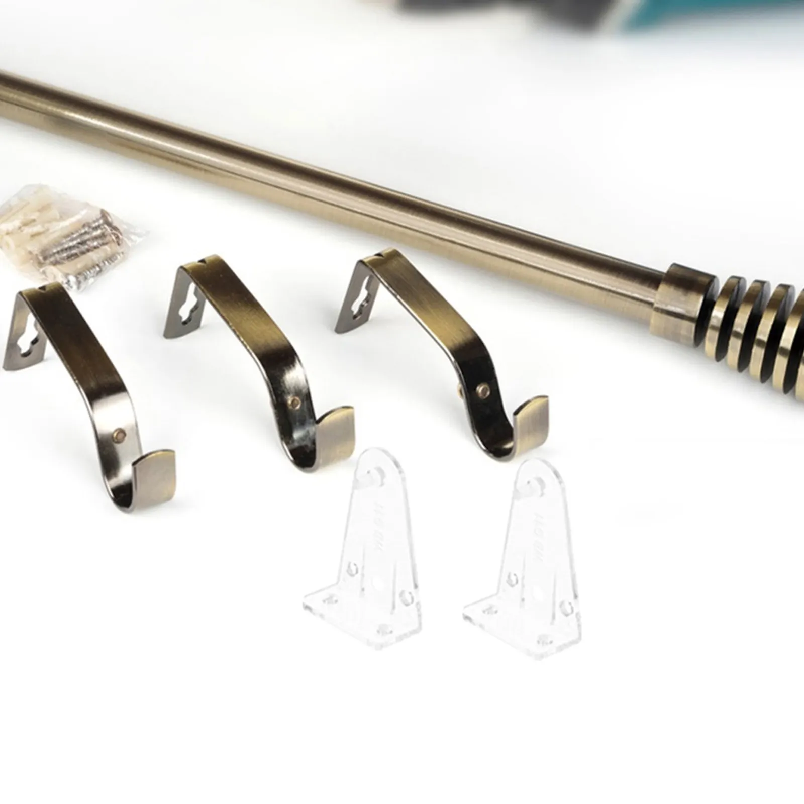 14Pcs Replacement Blind Clips Clear Blind Brackets Holder Support Hold Down Brackets for Horizontal Blinds on Doors Windows