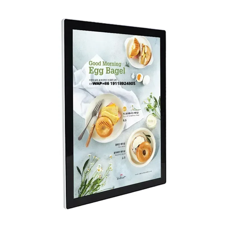 A5 Rechargeable Advertising Slim Led Light Boxes Menu Board Table Stand Menu Display Board Panel Led Light Box