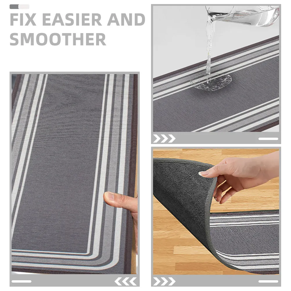 Carpet Stair Treads Self-Adhesive for Wooden Steps Minimalist Design Wear Resistant Easy Clean Stair Runner Rug Staircase Carpet