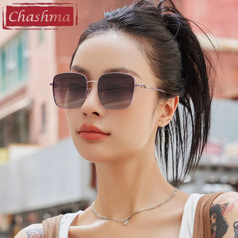 

Женские солнцезащитные очки Chashma Gafas, поляризационные очки для близорукости, очки для вождения по рецепту, цветные солнцезащитные очки для девушек