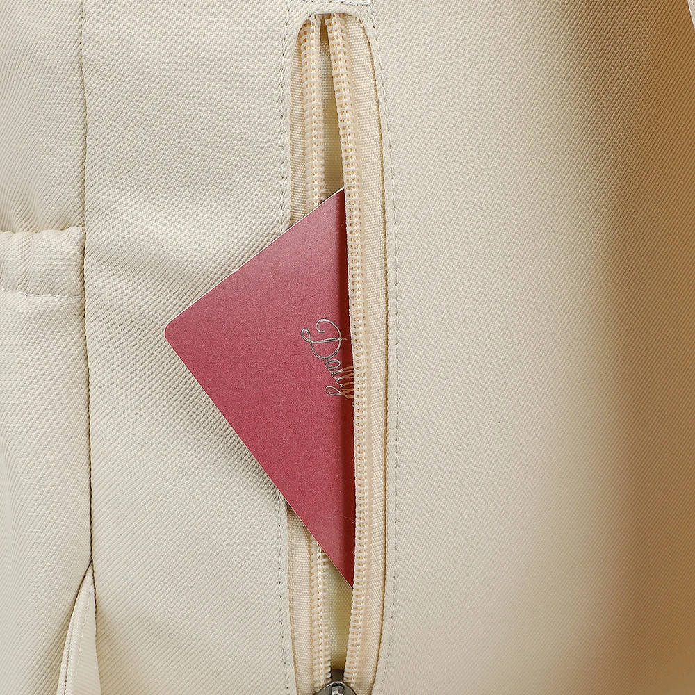 College-Student Rucksack wasserdichte Leinwand solide Bücher Tasche Männer Frauen einfache Reise Rucksäcke Schuljunge Mädchen 16-Zoll-Laptoptaschen – Detail 14