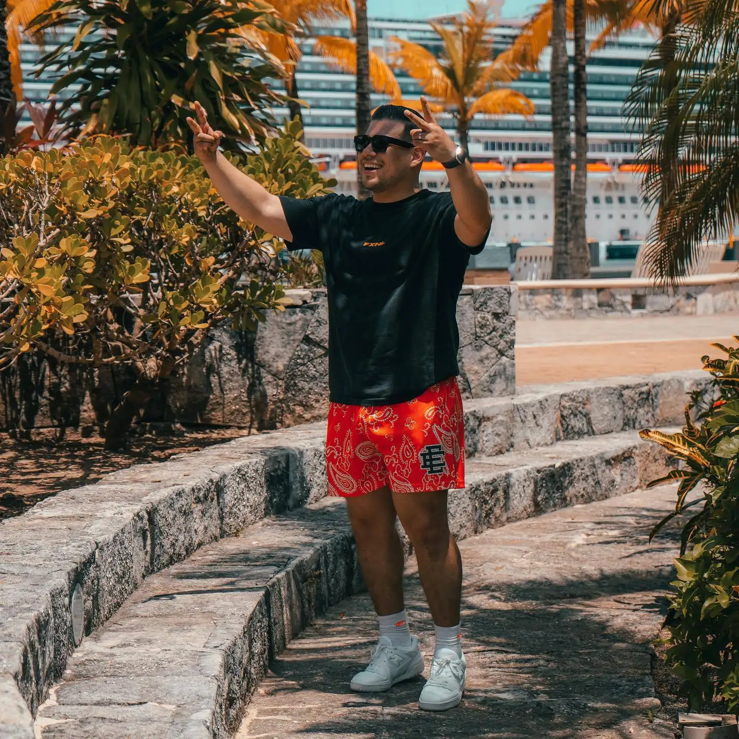 شورت كرة سلة جديد من إريك إيمانويل متعدد الألوان لعام 2025، شورت رياضي غير رسمي، شورت شاطئ شبكي فضفاض يسمح بمرور الهواء #6