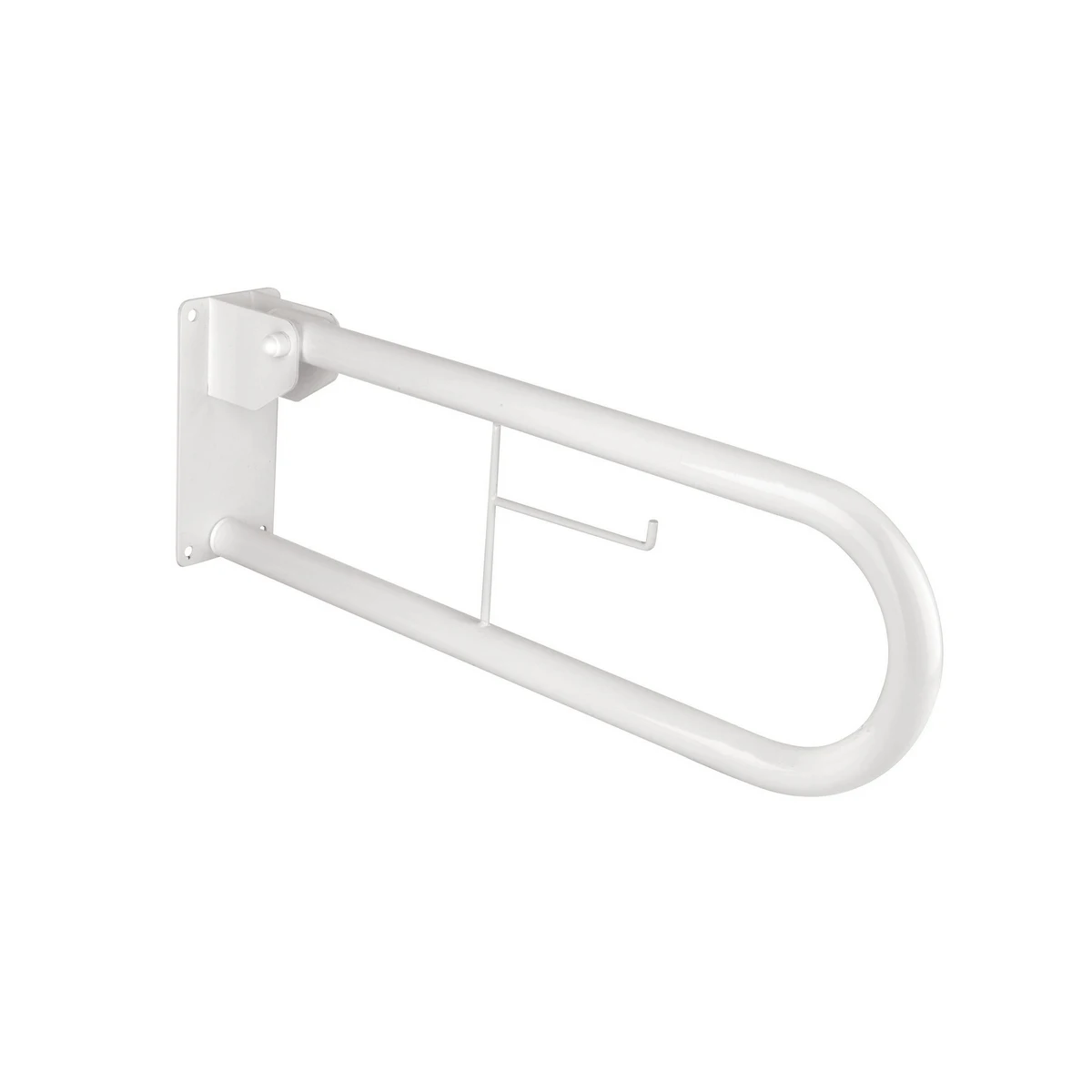 70cm Folding Grab Bar for Disabled Bathroom Safety Equipment with Roll Holder Without Support
