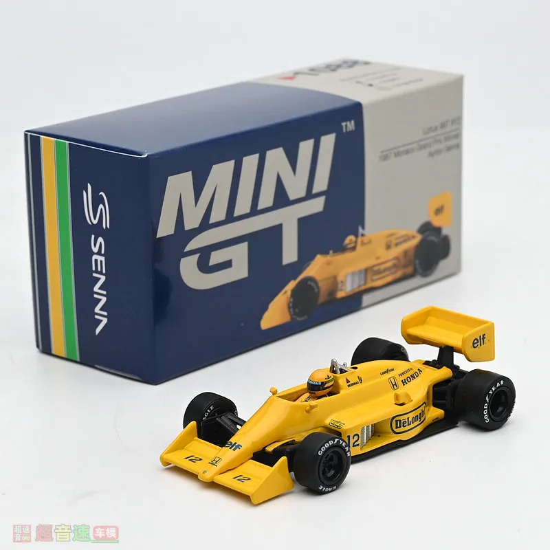 diecast-minigt-1-64-scale-lotus-99t-12-ayrton-senna-1987-alloy-car-model