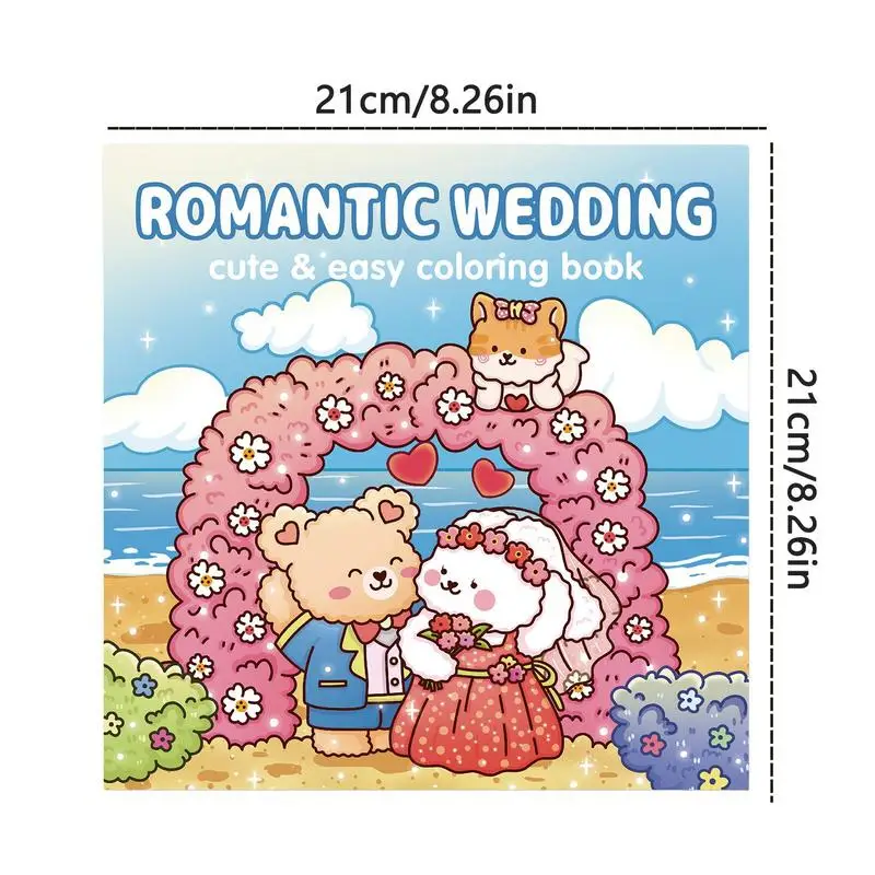 Libro da colorare Libro da colorare per adulti Pagine di cartoni animati Gioco di giocattoli d'arte semplice e carino per ragazzi Ragazze Bambini Adolescenti Alleviare lo stress