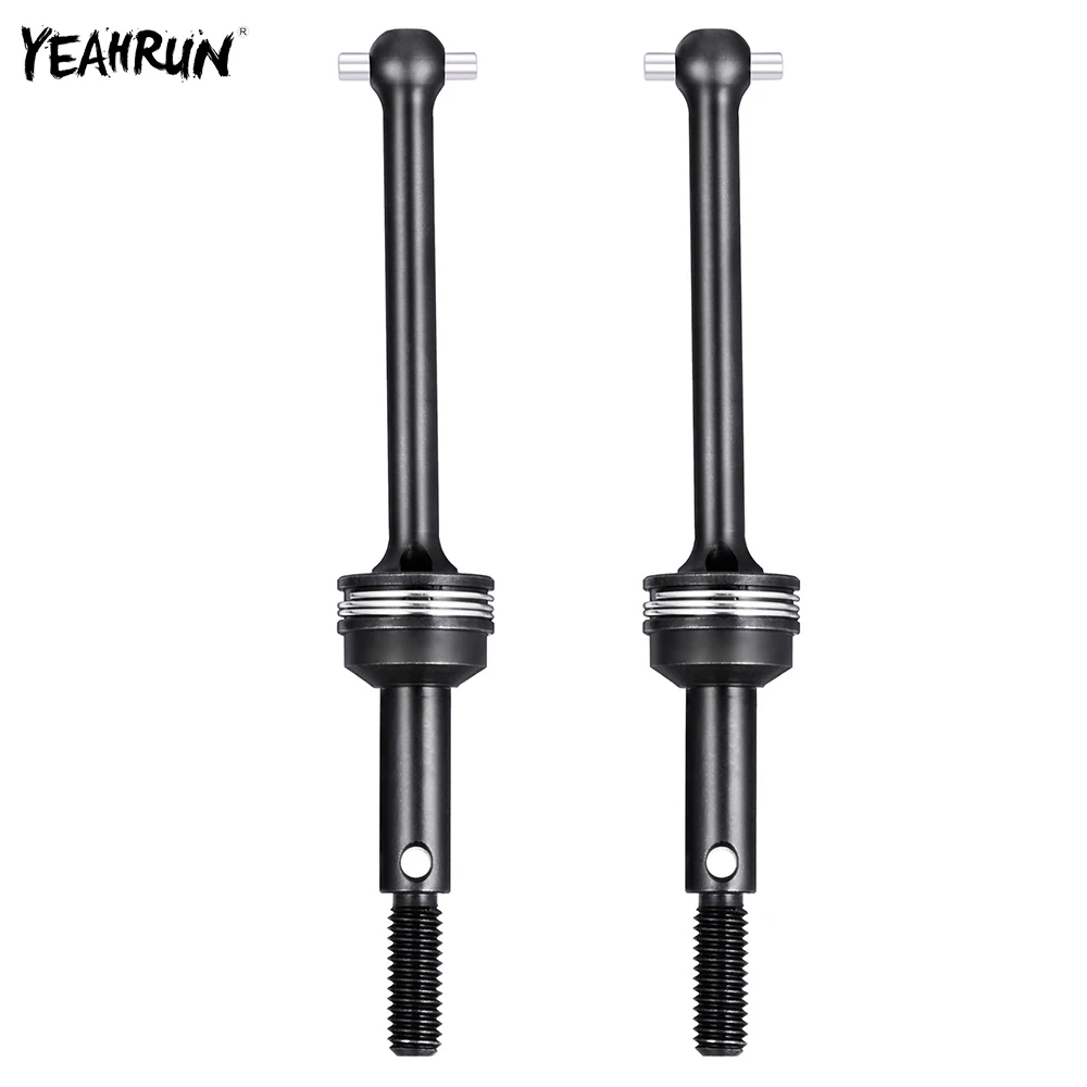 

YEAHRUN 2pcs Universal Front Rear Drive Shaft CVD for 1/10 RC Car Tamiya TT02 Upgrade Parts