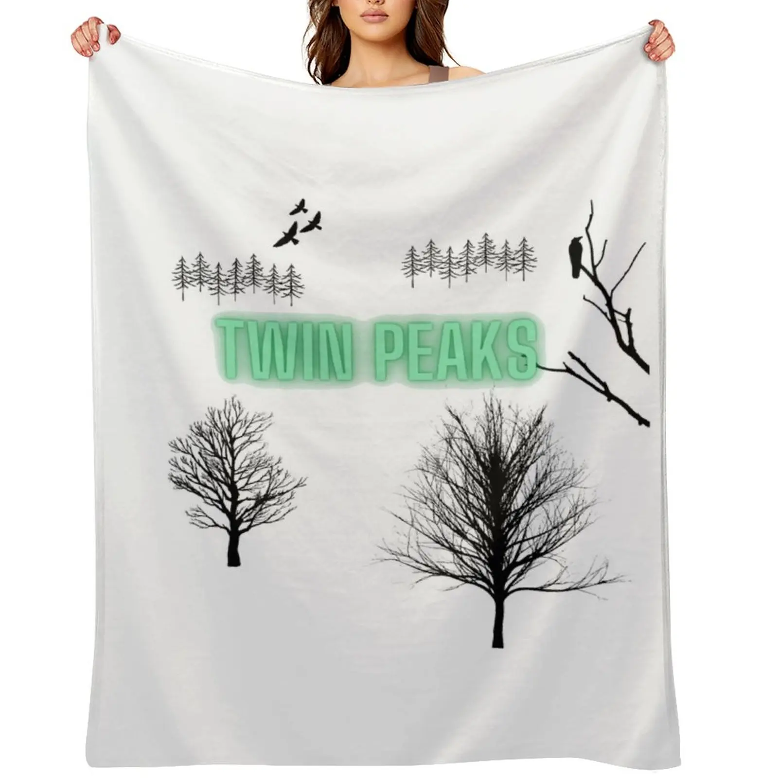 

twin peaks Throw Blanket Flannel anime Luxury for winter Blankets