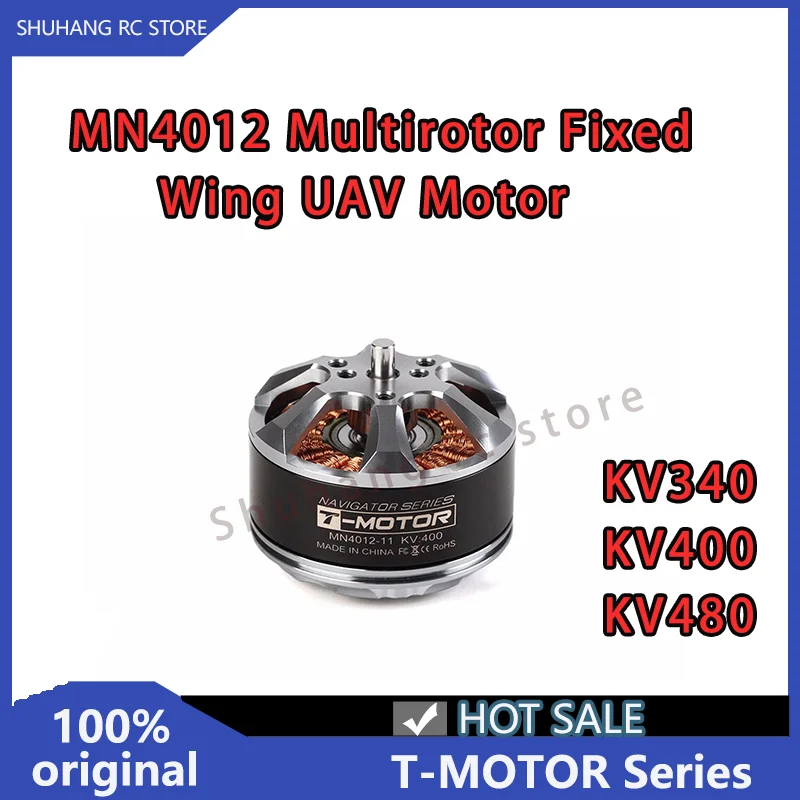 

T-MOTOR MN4012 KV340/KV400/KV480 High Efficient Lightweight Long Flight Time HighQuality Brushless Motor for Multirotor RC Drone
